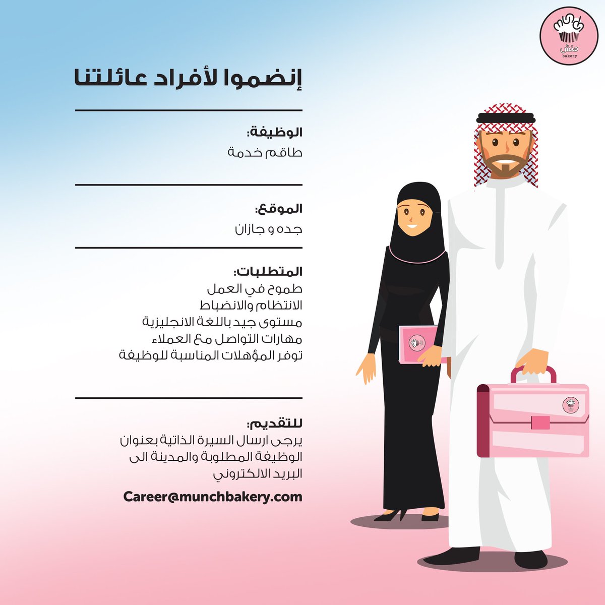وظائف في جدة وجازان