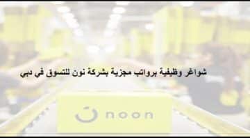 فرص وظيفية في شركة نون للتسوق في دبي بالامارات للوافدين والمواطنين