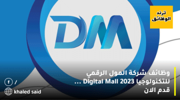 وظائف شركة المول الرقمي للتكنولوجيا 2023 ⁦⁩Digital Mall … قدم الان