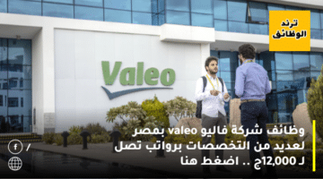 وظائف شركة فاليو valeo بمصر لعديد من التخصصات برواتب تصل لـ 12,000ج .. اضغط هنا