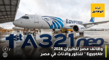 وظائف مصر للطيران 2024 ” EgyptAir ” للذكور والاناث في مصر