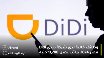 وظائف خالية لدي شركة ديدي Didi مصر 2024 براتب يصل 11,200 جنيه