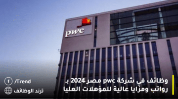 وظائف في شركة pwc مصر 2024 بـ رواتب ومزايا عالية للمؤهلات العليا