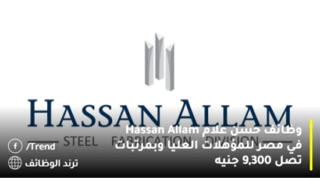 وظائف حسن علام Hassan Allam في مصر للمؤهلات العليا وبمرتبات تصل 9,300 جنيه