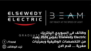 وظائف في السويدي اليكتريك Elsewedy Electric في مصر 2024 بعدد من التخصصات الوظيفية وبمرتبات مغرية … قدم الان