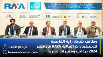 وظائف شركة راية القابضة للاستثمارات المالية RAYA في مصر 2024 برواتب ومميزات مجزية